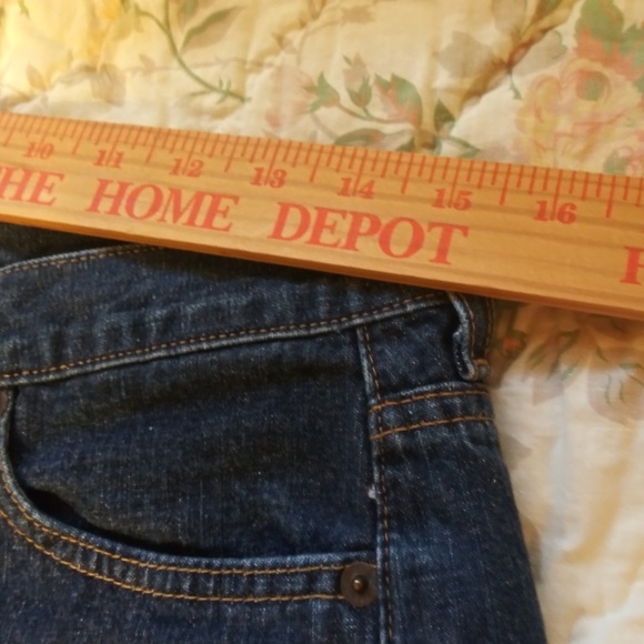 Tommy Hilfiger Denim Shorts sz 7 Dark Wash - Picture 5 of 7